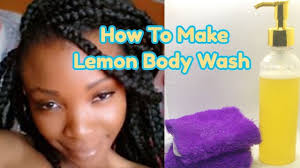 How To Make Lemon Body Wash Toning Shower Gel Homemade Lemon Glow Body Wash Youtube Homemade Shower Gel Lemon Body Wash Body Wash