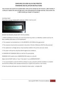 Find out control panel, for window 8 or 10 you. Samsung Scx 4300 Installation Instructions Pdf Download Manualslib