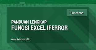 Rumus Excel Iferror Contoh Dan Cara Menggunakan Fungsi Iferror Di Excel Microsoft Excel Microsoft