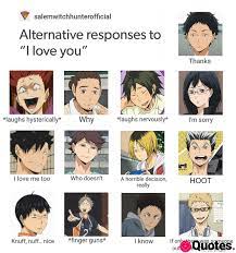 Please note that the official manga chapter releases are handled by viz and shueisha (manga plus). 28 Love Trust Quotes Haikyuu Headcanons And More 5k Haikyuu Headc Love Quotes Daily Leading Love Relationship Quotes Sayings Collections