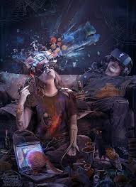 Did you scroll all this way to get facts about suicidal art? Cyber Suicide By Konstantin Bratishko Digital Art Art