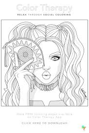 Color Therapy Gift Of The Day Free Coloring Template Coloring Books Coloring Pages Color Therapy