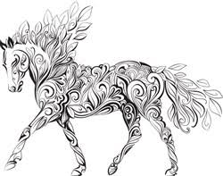 Free Free 117 Floral Horse Svg SVG PNG EPS DXF File