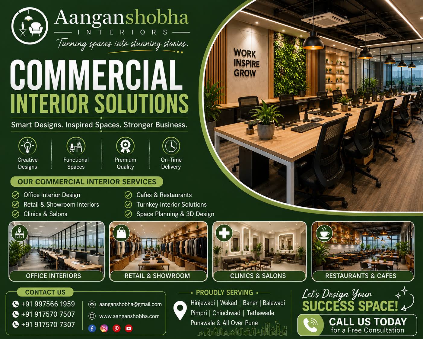 AanganShobha Interiors – Transforming Commercial Spaces Ac product image