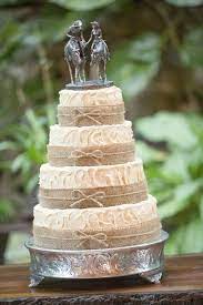 Unique Wedding Cake Toppers Rustic Wedding Chic Wedding Cake Rustic Burlap Wedding Cake Wedding Cake Toppers Western