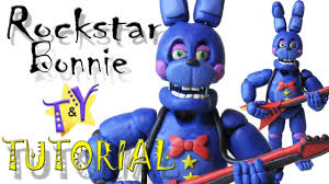 как слепить из пластилина 5 ночей с фредди 2 Kak Slepit Rokstar Bonni Fnaf 6 Iz Plastilina Tutorial Rockstar Bonnie Fnaf 6 Tutorial Youtube