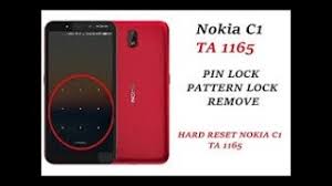In the first step turn off the smartphone by pressing the . Nokia C1 Ta 1165 Screen Lock Pin Pattern Password Unlock By Hard Reset