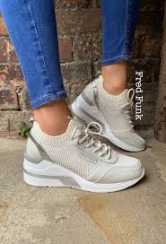 Check spelling or type a new query. Mustang Ladies Knitted Wedge Sneaker Ice Fred Funk