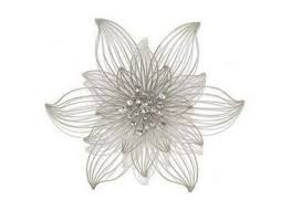 2553 Metal Flower Wall Decor 68 99 Metal Silver Flower Floral Crystal Diamond Wall Art Wall Art Art Beautiful Wall Art