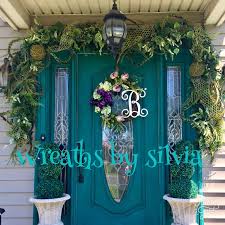 My All Year Year Round Multi Greenery Garland And Grapevine Wreath Door Decorations Grapevine Garland Front Door Decor