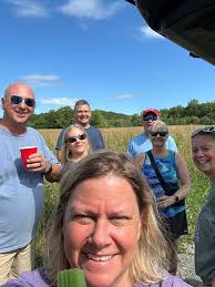 1985 hiking group meets new friend