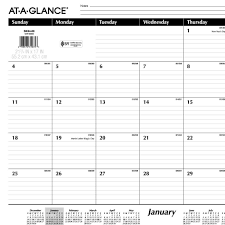 Amazon Com At A Glance Monthly Desk Calendar 2015 22 X 17 Inch Monthly Calendar Printable Blank Calendar Template Calendar Printables
