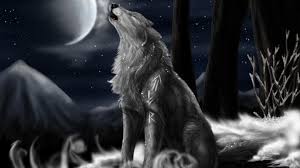 Pack of wolves, wolf, snow, winter, cold. Moon Artwork Night Snow Wolves Wallpaper 95458