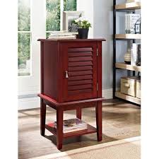 Red Shutter Door End Table End Tables Shutter Doors Powell Furniture