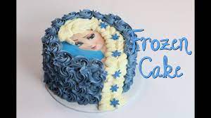 Vous pourrez aussi légèrement imbiber vos deux génoises pour que le gâteau soit bien moelleux ! Gateau Reine Des Neiges Frozen Cake Youtube