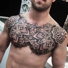 101 Best Chest Tattoos For Men Cool Ideas Designs 2021 Guide Cool Chest Tattoos Chest Tattoo Men Mandala Chest Tattoo