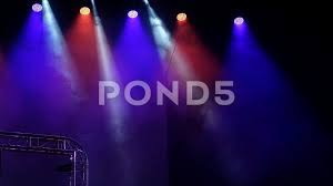Beautiful Dynamic Red And Blue Lighting Of The Stage With Smoke Effects Stock Footage Blue Lighting Red Beautiful Blue Lighting Red And Blue Blue