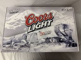 Mth 30 1433 1 Coors Light Silver Bullet Train Set W Ps2 New Beer Smoke Lionel Trains Train Set Coors Light Train