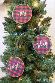 4.5 out of 5 stars. Reversible Buffalo Plaid Christmas Ornaments Girl Just Diy