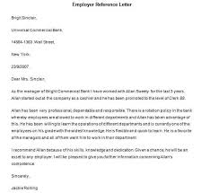 34 Reference Letters Samples Character Job Writing Letters Formats Examples