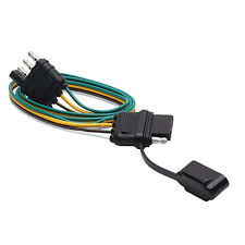 New 60 4 Pin Rv Trailer Light Wiring Plug Adapter Flat Wire Connector Archives Midweek Com