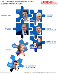 It was initially aligned with the policies of jacques chirac, but has increasingly differed with him. Un Parti 7 Mouvements Les Republicains Eclates Facon Puzzle
