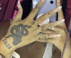 Princess Hand And Finger Tattoos Finger Tattoo For Women Finger Tattoos