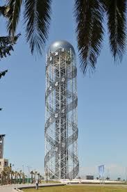 Alphabetic Tower Batumi Batumi City By The Sea Georgia Country