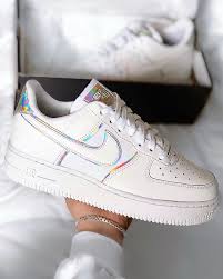 Would You Wear These So So In Love With My New Af 1 S With Holographic Details What A Beauty Nike Shoes Air Force Nike Air Shoes Air Force One Shoes