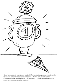 Le calendrier s'annonce chargé pour les bleus qui auront aussi des matchs de qualification pour la coupe du. Coloriage A Imprimer Coupe Du Monde De Foot