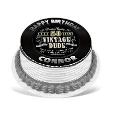 Our bakery will create the perfect custom cake or cupcakes for your special occasion. 50th Birthday Cakes For Men Vintage Inspirations Botequim Tanahora Fashion