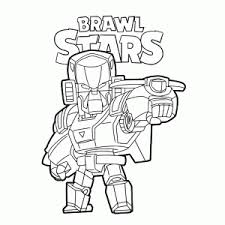 Chain reaction star power increases his explosive goo for each enemy brawler inside its range. Brawl Stars Kleurplaat Printen Leuk Voor Kids