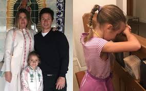 He and his model wife have been married for 6 months he and his model wife have been married for 6 months, and also have 3 other children between them. Catholic News World Wow Catholic Actor Mark Wahlberg And Wife Rhea Post Picture Of Their Youngest Daughter S 1st Communion And Confession