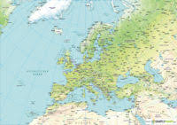 Europakarte farbig mit hauptstädten, vector buy this. Landkarte Europa Physisch Vektor Datei Ai Pdf Simplymaps De
