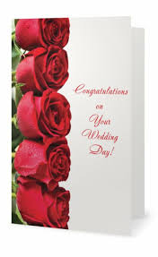 First and foremost, there's a quintessential etiquette when it comes to wishing the bride and groom. Wedding Greeting Card Row Of Red Roses The Bride Here Comes The Bride Wedding Greeting Card Greetingcard Redroses Roses Bride Wedding