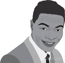 People Gray Clipart-king cole entertainer singer gray color clipart
