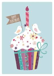 Birthday Wishes In French Images Felicity French Ff Cupcake And Birds Jpg Happy Birthday Greetings Happy Birthday Cards Birthday Illustration