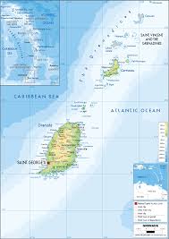 The island of grenada is home to the country's most iconic natural wonders such as the picturesque grand. Grenada Map Physical Worldometer