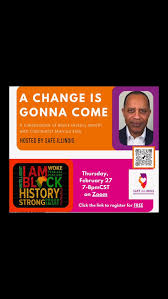 Join SAFE Illinois and renowned clarinetist Marcus Eley, for a very special  (virtual) SAFE Illinois event in honor of Black History Month. Help us  close out the month while honoring the strength, ...