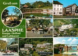 Der phantasie sind keine grenzen gesetzt. Ak Ansichtskarte Laasphe Kneipp Luftkurort Kurpark Bodenschach Schlossberg Sanatorium Freibad Rothaar Treff Kurklinik Haus Des Gastes Kat Bad La