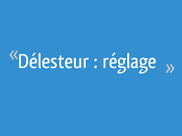 Delesteur Reglage 7 Messages