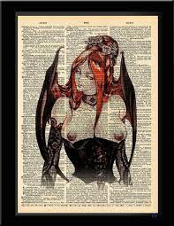 Castlevania Inspired Symphony of the Night Succubus Dictionary - Etsy