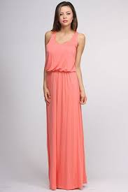 Coral Maxi Dress Maxi Dresses Casual Long Dress Casual Maxi Dress