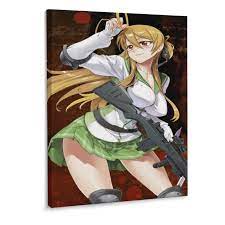 Amazon.com: Anime Posters Highschool of The Dead Cool Manga Babes Pictures  Room Aesthetics Posters Wall Art Paintings Canvas Wall Decor Home Decor  Living Room Decor Aesthetic 12x16inch(30x40cm) Frame-Style: Posters & Prints