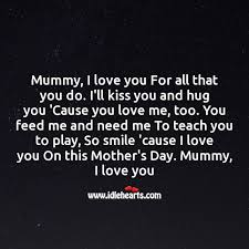 We did not find results for: Mummy I Love You For All That You Do Idlehearts