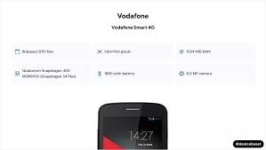 Vodafone Smart 4G Full Device ...