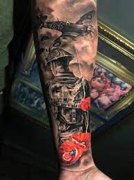 Soldier tattoo means a warrior, a protector, a fighting man or woman. Army Soldier Tattoo By Dan K Limited Availability At Redemption Tattoo Studio Soldier Tattoo Tattoo Sleeve Men Military Sleeve Tattoo