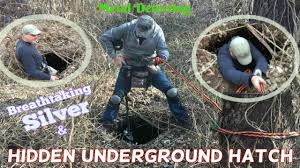Are you curious about metal detecting, and wondering how deep a metal detector can go? Amazing Silver Found By Mysterious Hatch Door Hidden In The Woods Metal Detecting Youtube