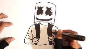 Gratis marshmallow, smore, gambar, ikon komputer, men download, kartun, marshmello. Cara Menggambar Dj Marshmello How To Draw Marshmello