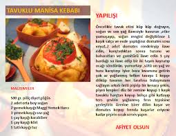 Tavuklu Manisa Kebabi Yemek Tarifleri Yemek Kebap